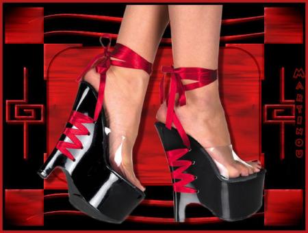 red shoes